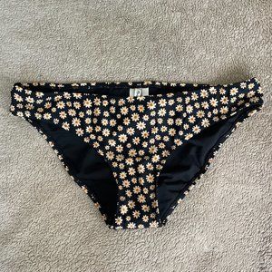 Madewell l Second Wave Classic Bikini Bottom in Mod Daisies in Large (L)